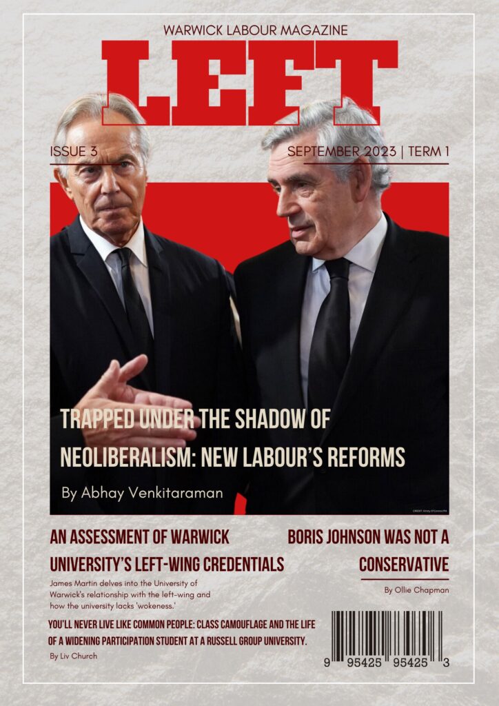 LEFT Magazine Front Cover Volume 1 Issue 3