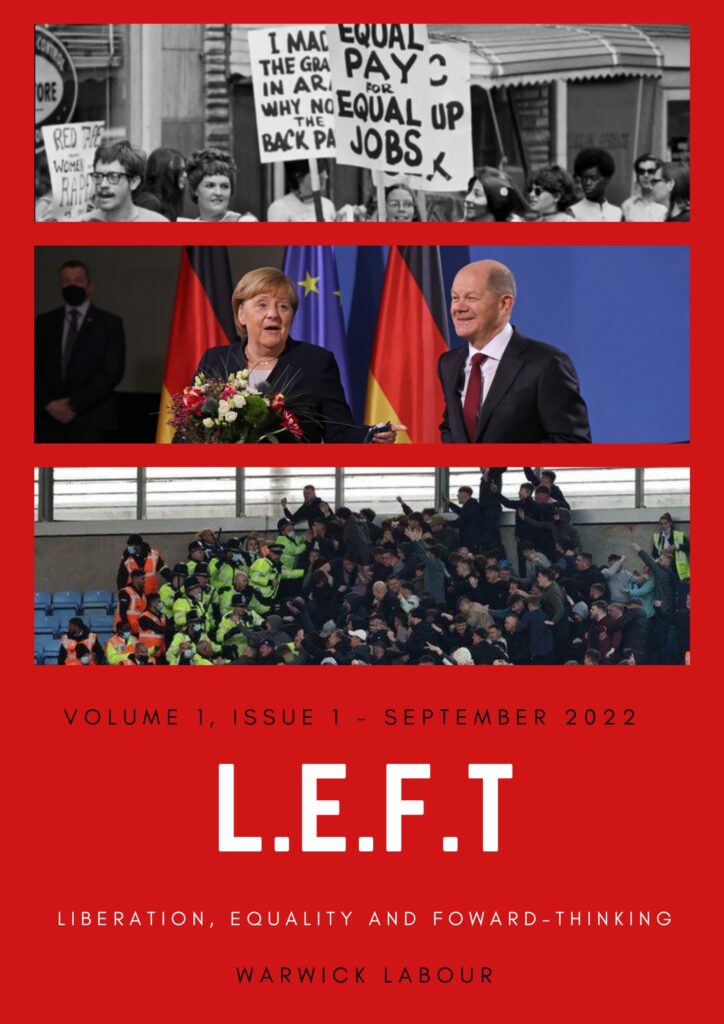 LEFT Magazine Front Cover Volume 1 Issue 1